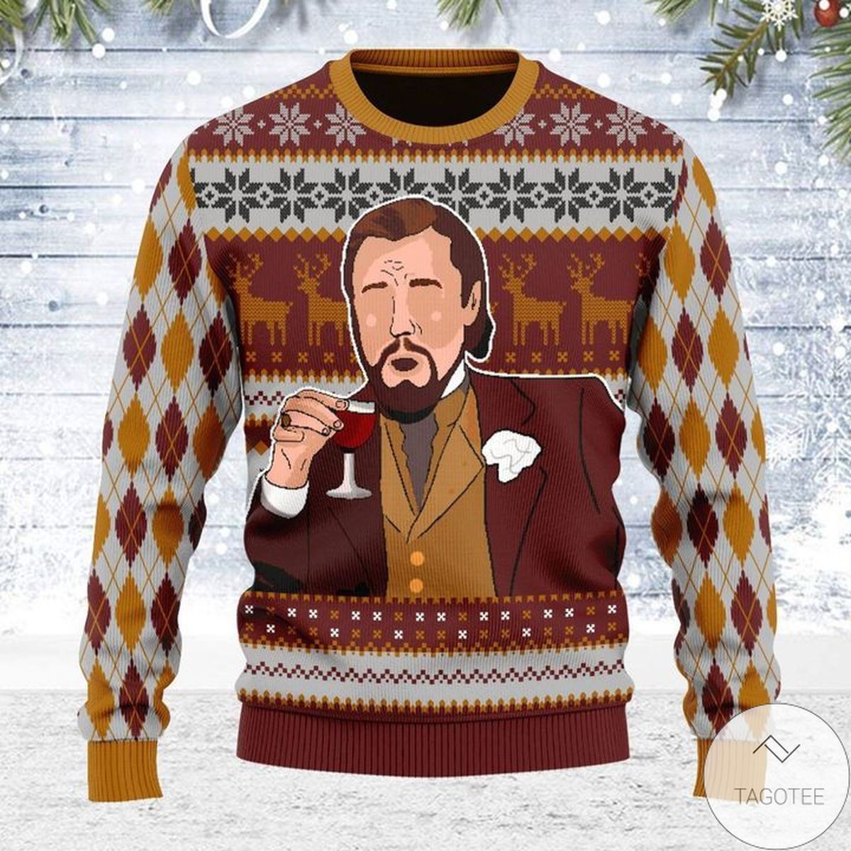 Leonardo Dicaprio Meme Ugly Christmas Sweater