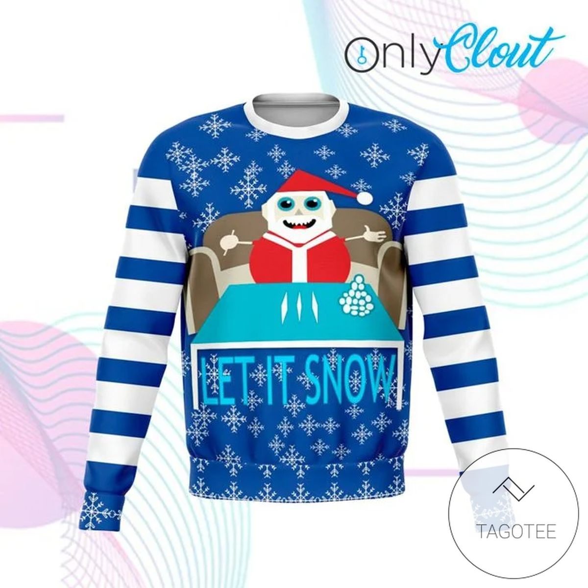 Let It Snow funny Ugly Christmas Sweater