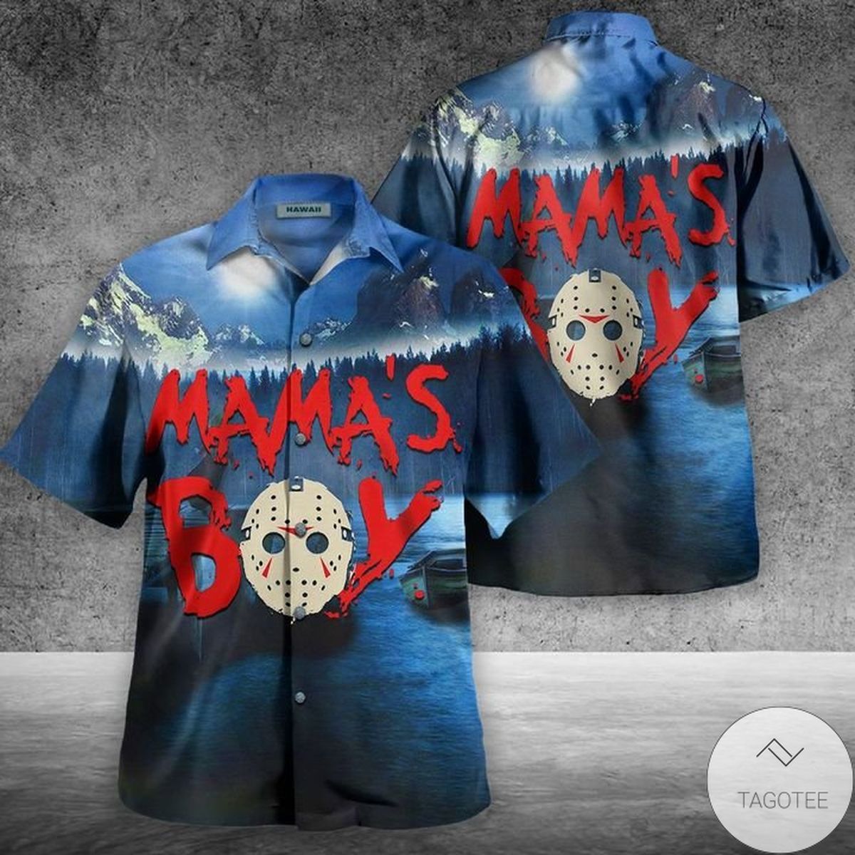 Mama's Boy Jason Voorhees Hawaiian Shirt