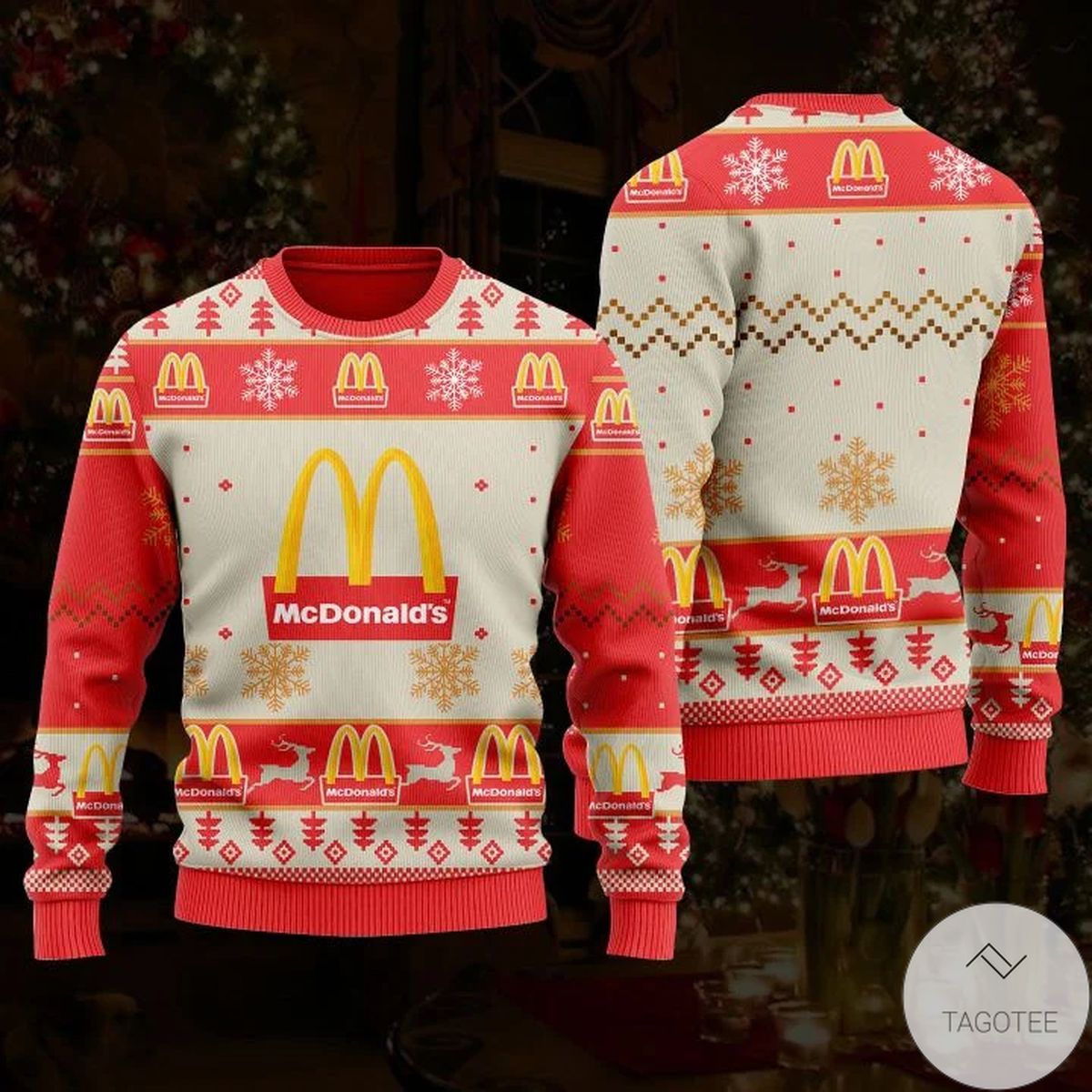 Mcdonald's Ugly Christmas Sweater