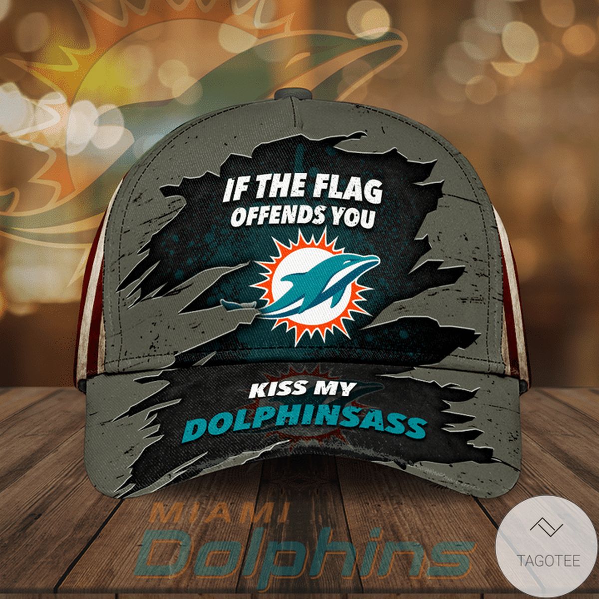 Miami Dolphins If The Flag Offends You Kiss My Dolphinsass Cap