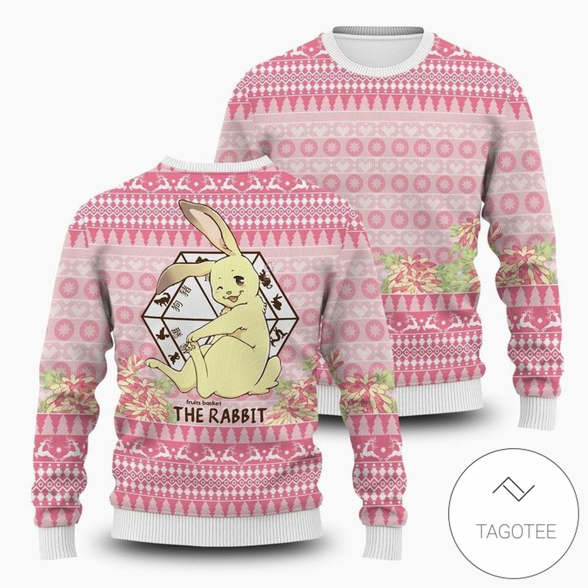 Momiji The Rabbit Sweatshirt Knitted Ugly Christmas Sweater