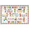 Music In Our Music Class We Are A Team Poster
