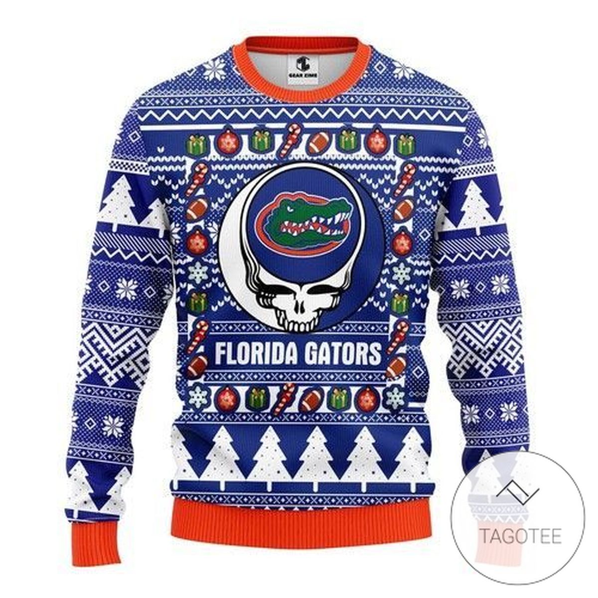 Ncaa Florida Gators Grateful Dead Sweatshirt Knitted Ugly Christmas Sweater