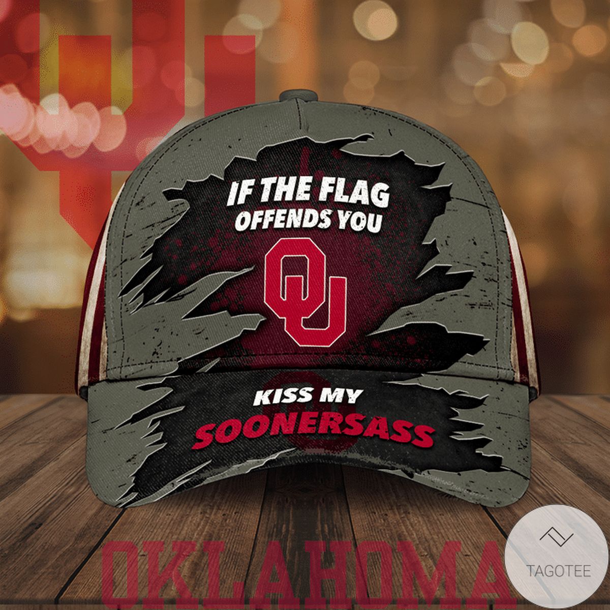 Oklahoma Sooners If The Flag Offends You Cap