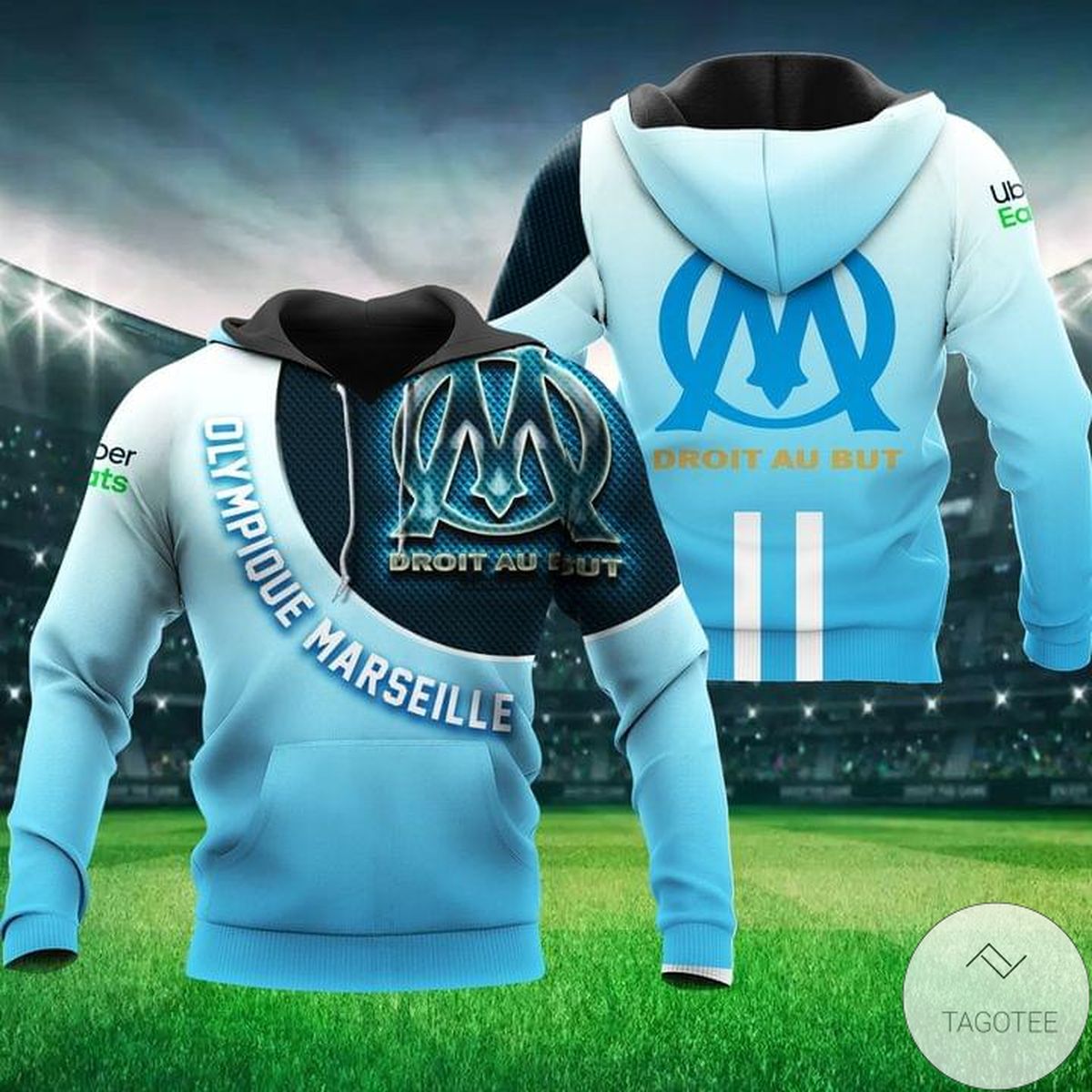 Olympique Marseille Logo Hoodie