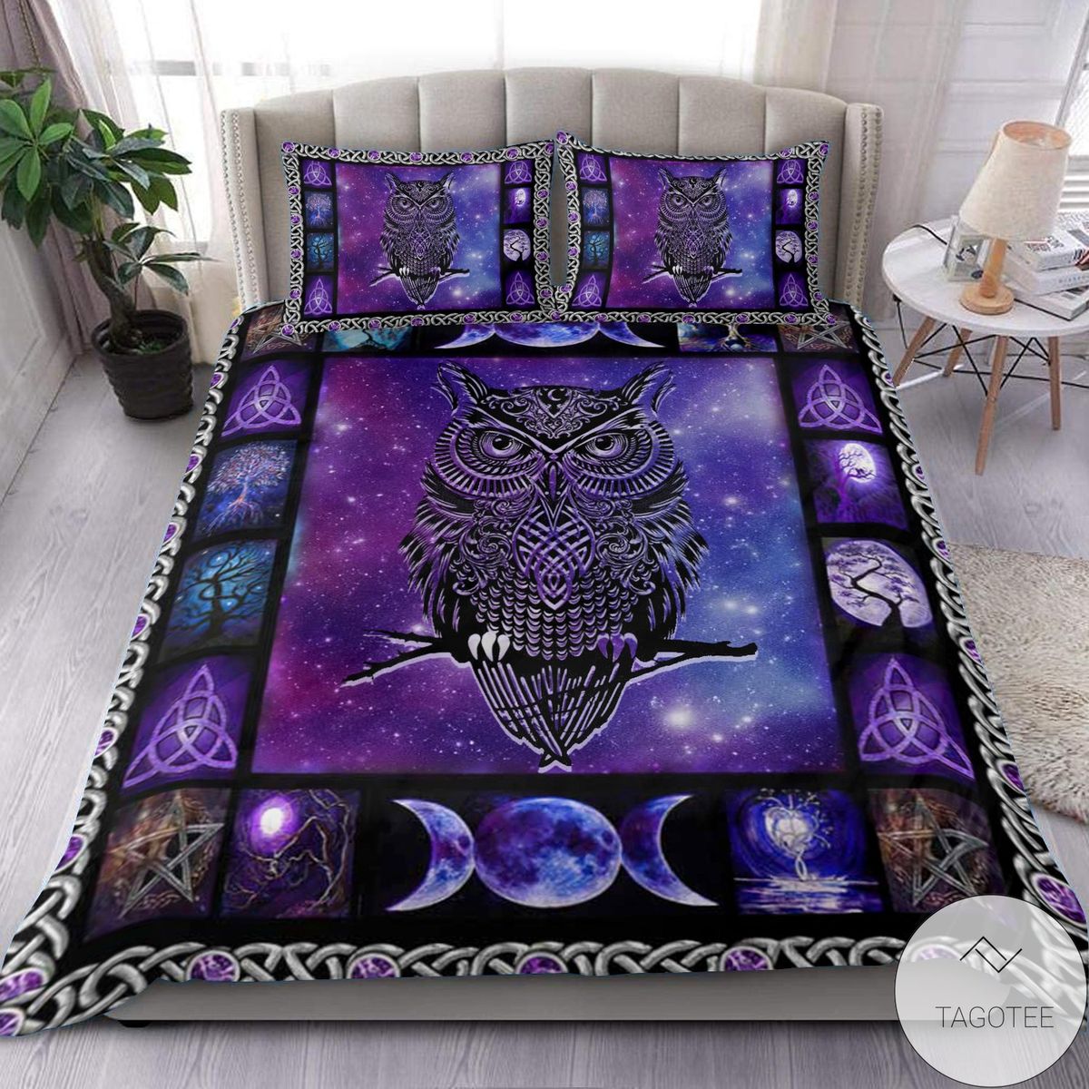 Owl Galaxy Bedding Set