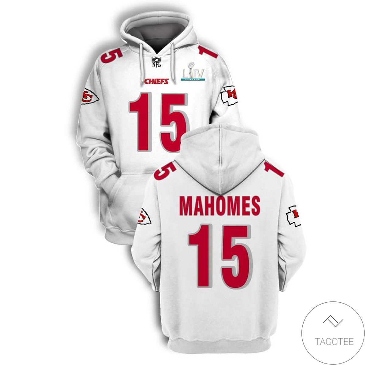 Patrick Mahomes Kansas City Chiefs Branded Unisex 3d Hoodie