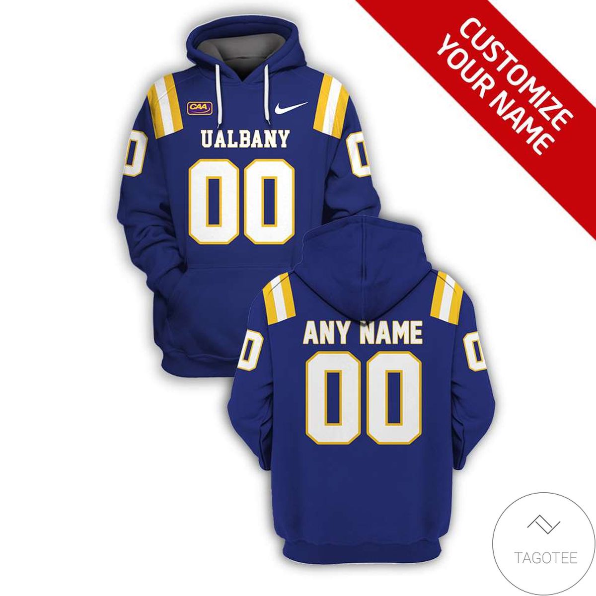 Personalized Albany Great Danes Branded Unisex 3d Hoodie