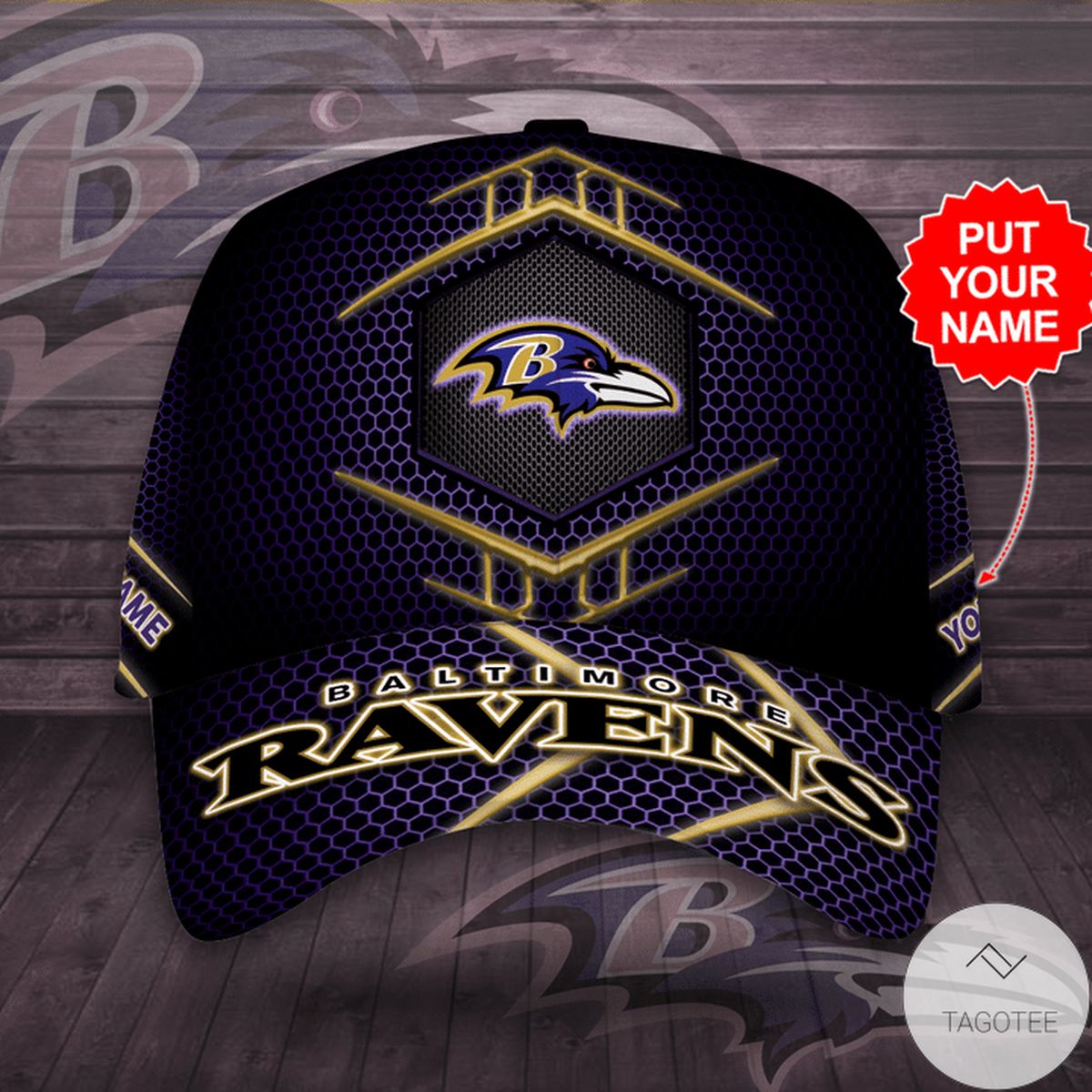 Personalized Baltimore Ravens Cap