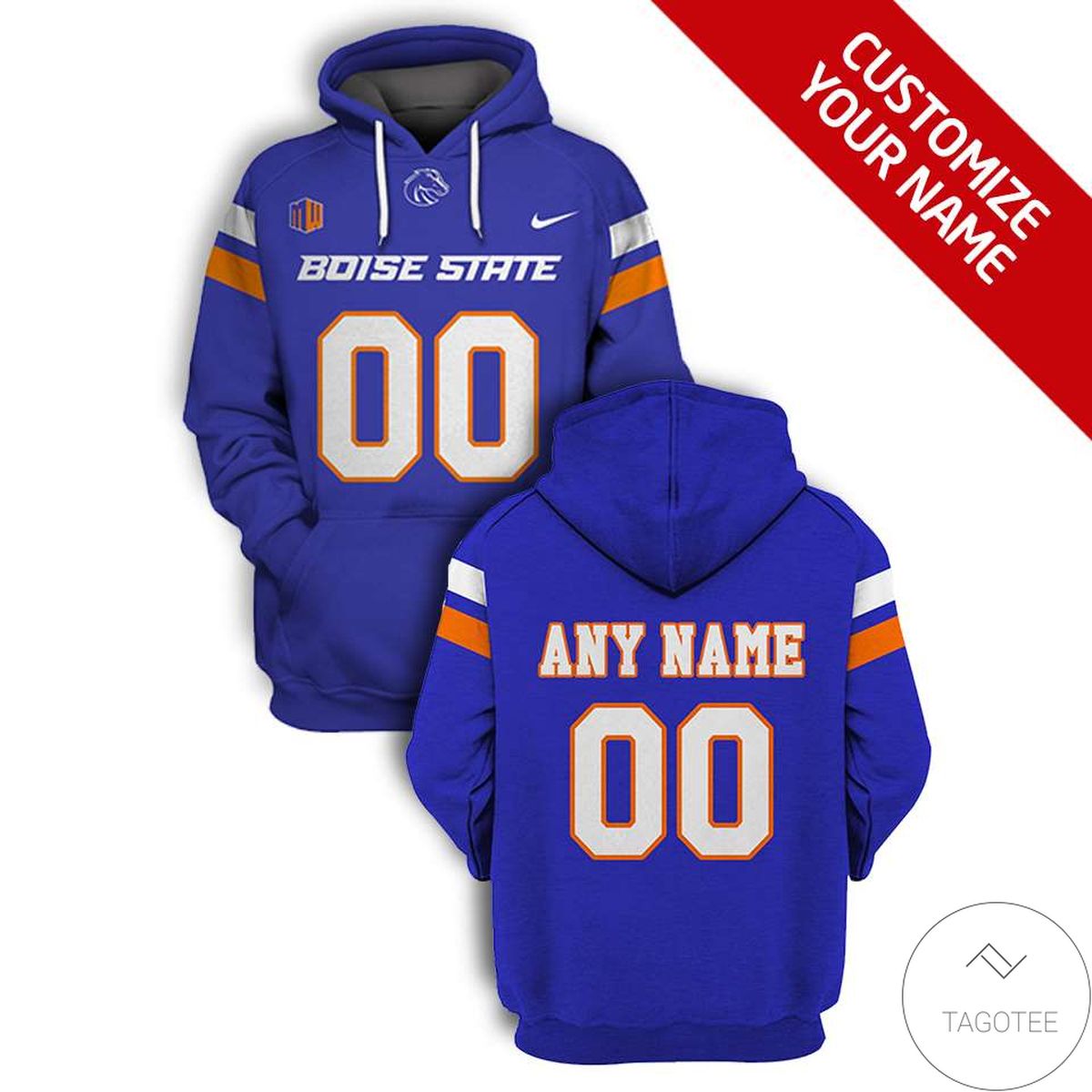 Personalized Boise State Broncos Branded Team Unisex 3d Hoodie