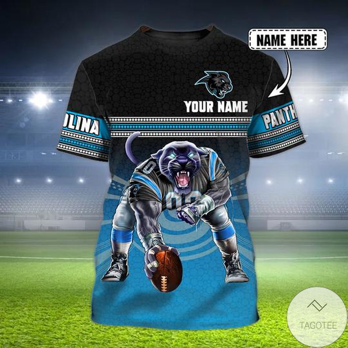 Personalized Carolina Panthers 3d Shirt