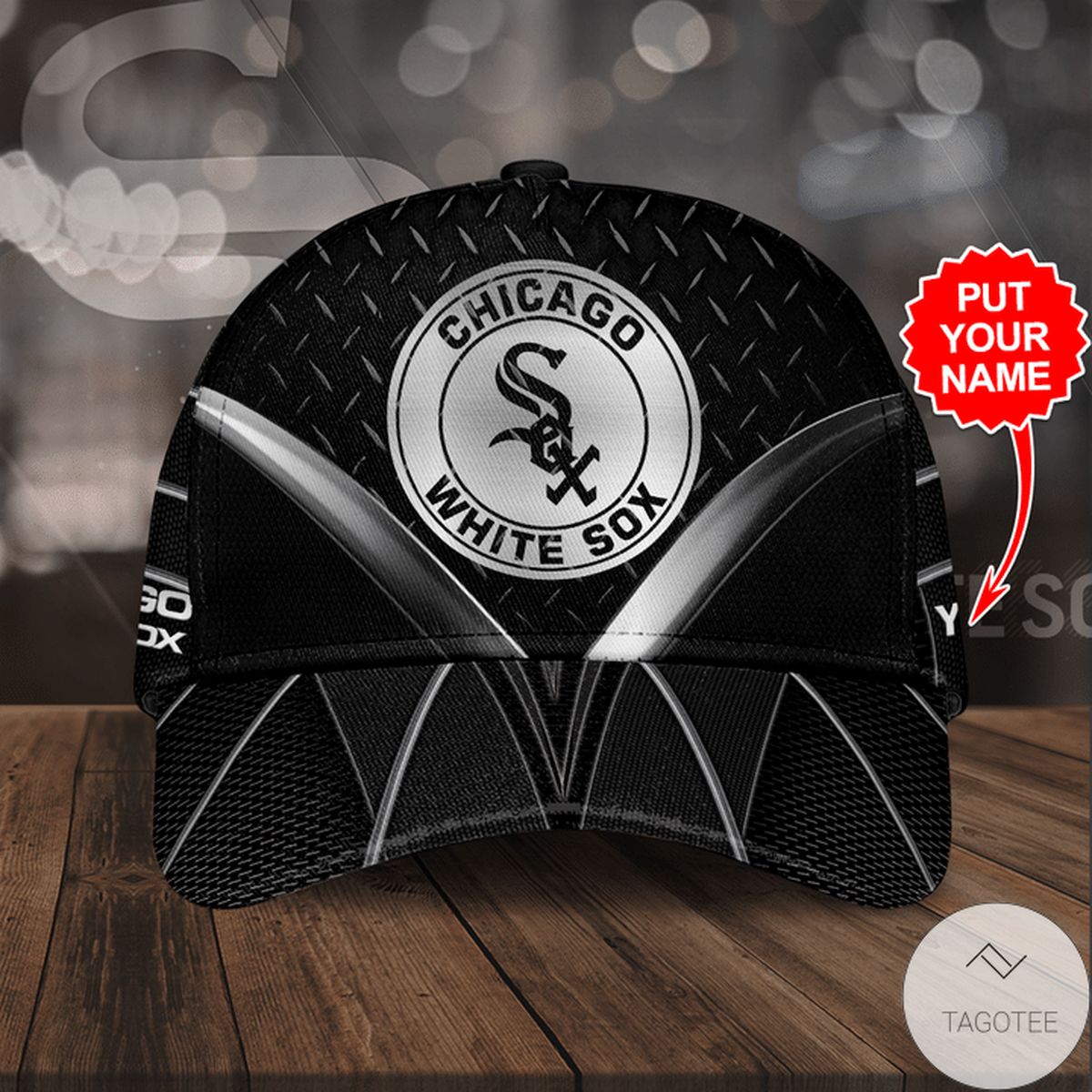 Personalized Chicago White Sox Black Cap