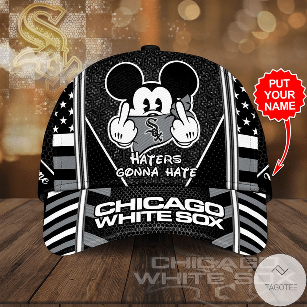 Personalized Chicago White Sox Mickey Mouse Cap