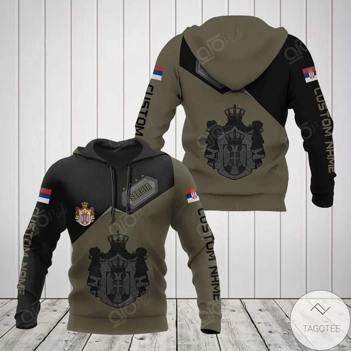 Personalized Coat Of Arms Serbia 3d Hoodie