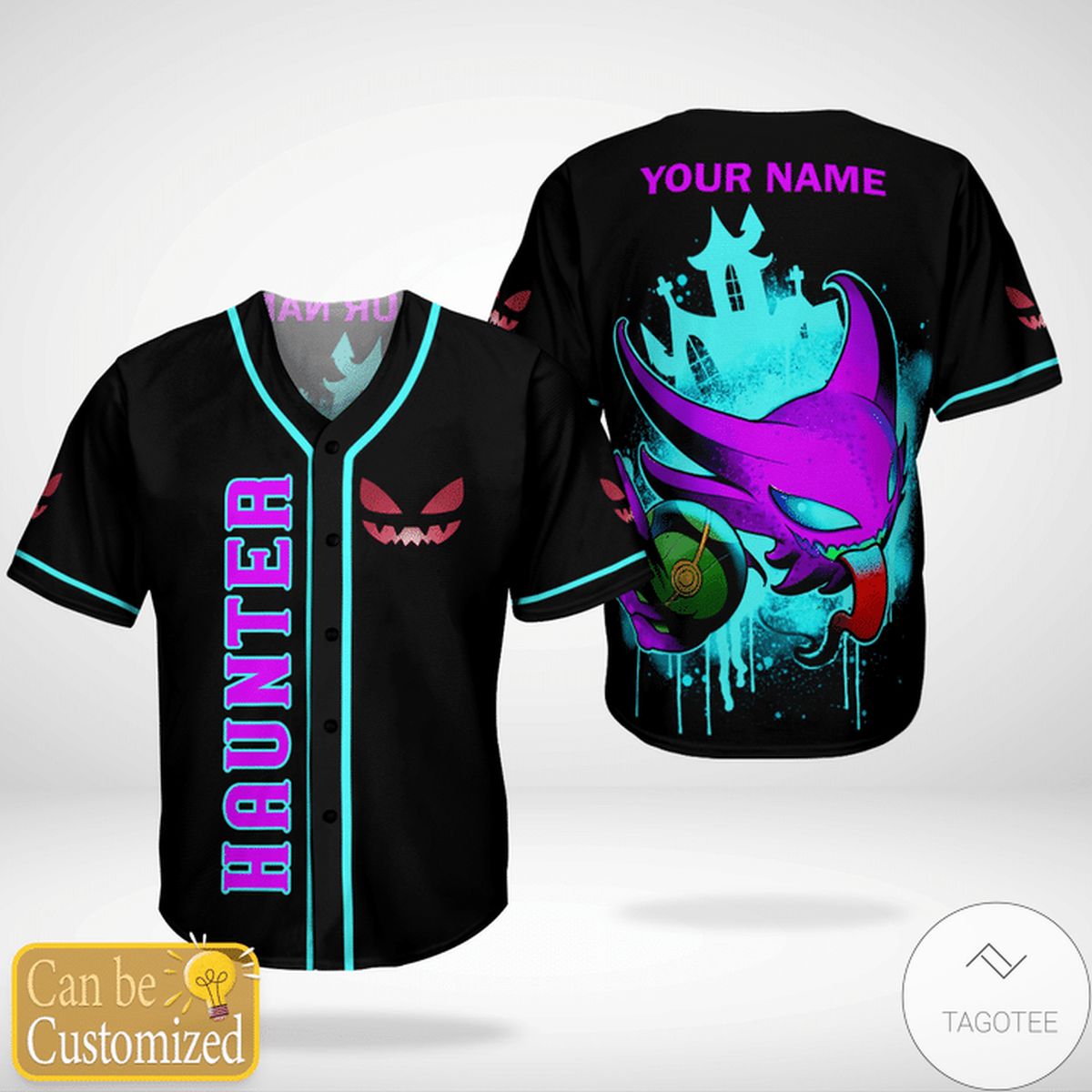 Personalized Customized Pokemon Haunter Baseball Jersey