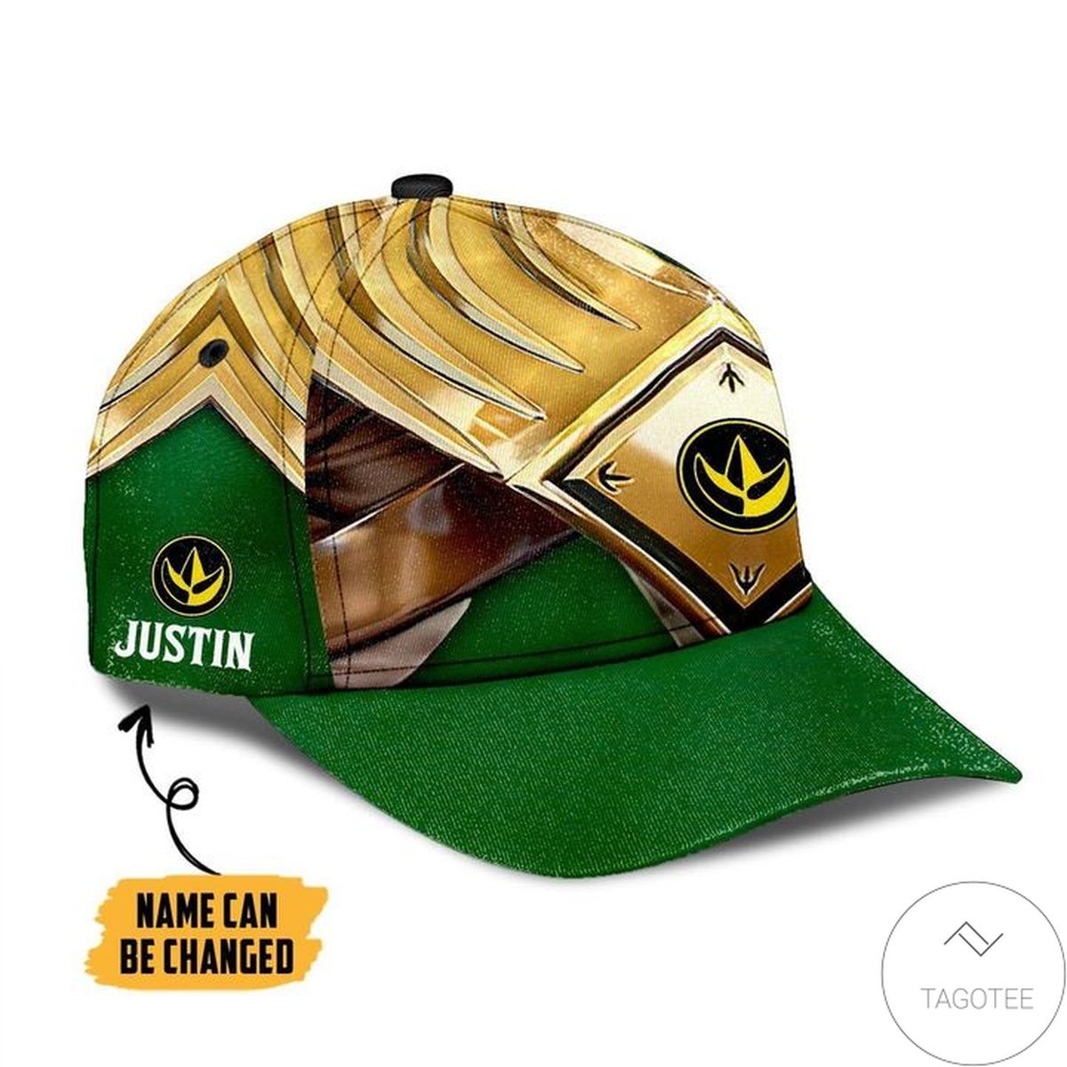 Personalized Green Mighty Morphin Power Rangers Cap