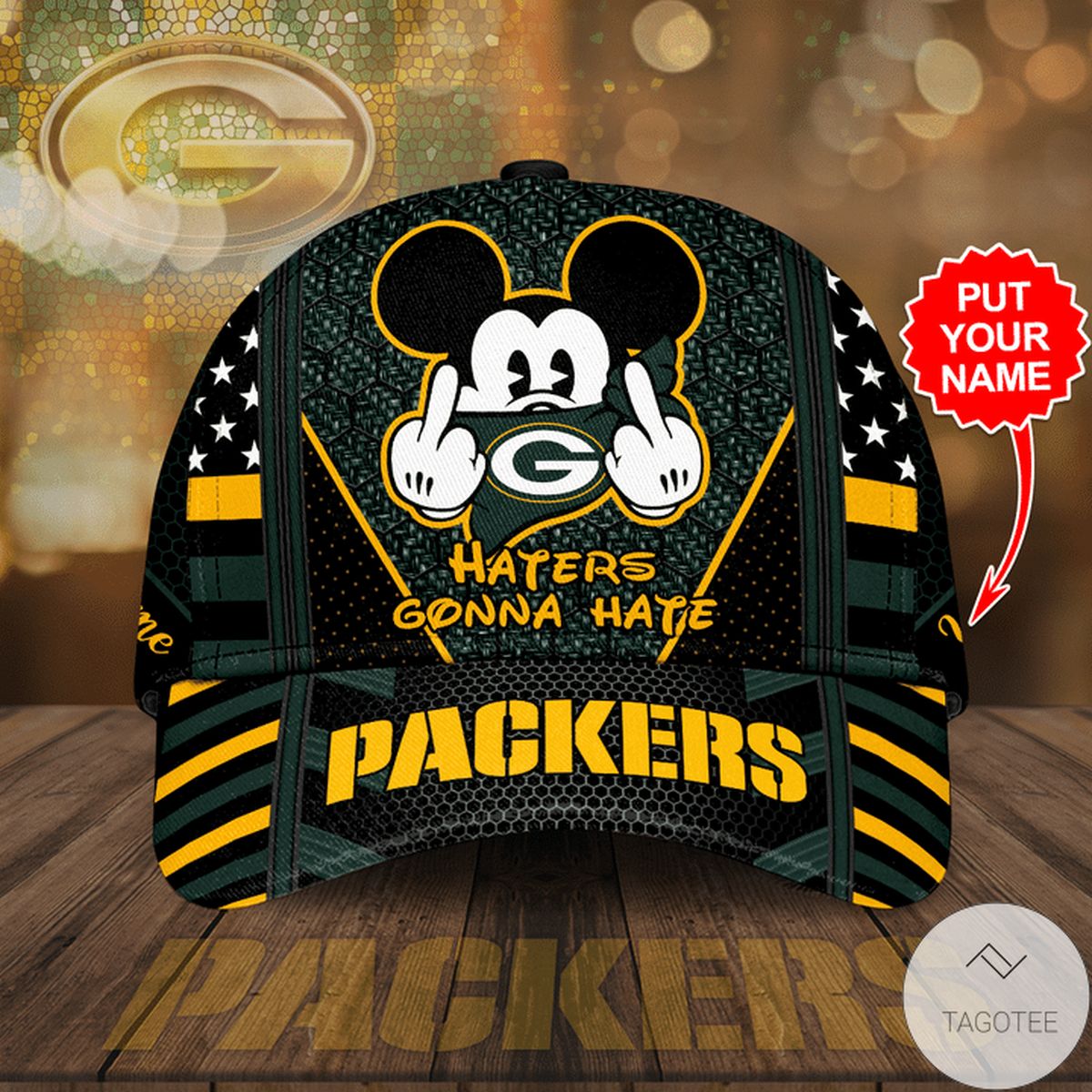 Personalized Haters Gonna Hate Green Bay Packers Cap