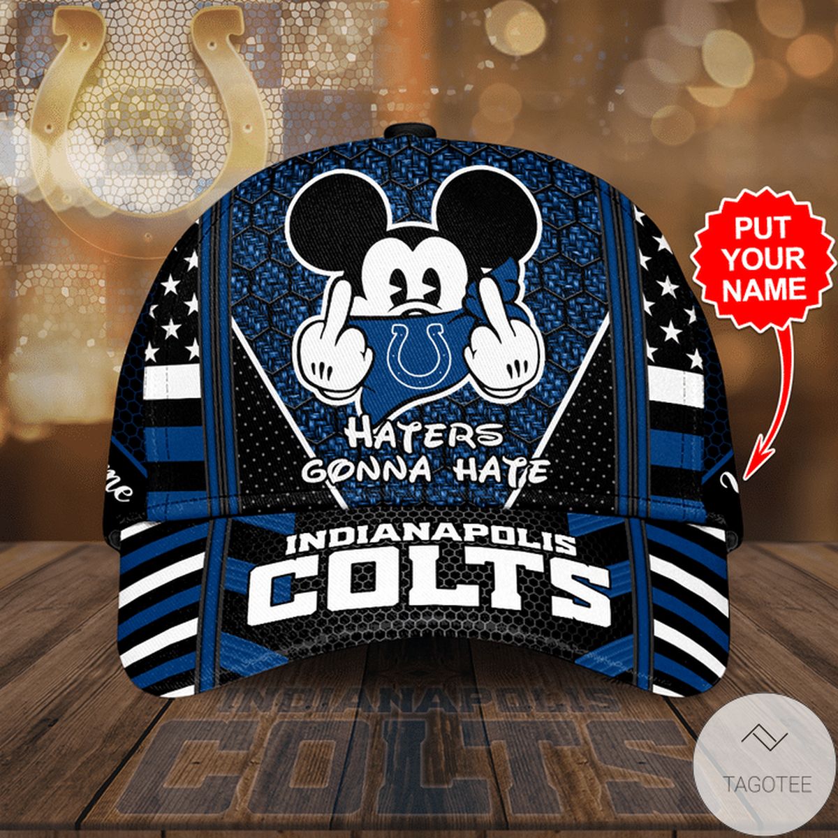 Personalized Haters Gonna Hate Indianapolis Colts Cap