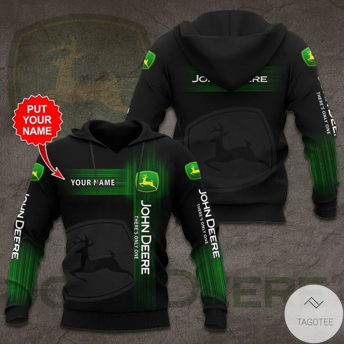 Personalized John Deere There's Only One 3d Hoodie