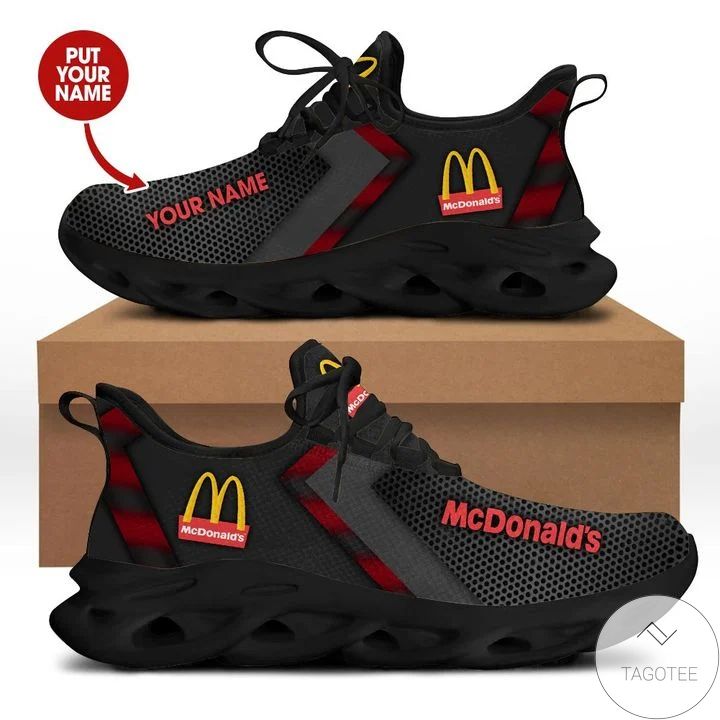 Personalized Mcdonald's Clunky Running Sneaker Max Soul Shoes