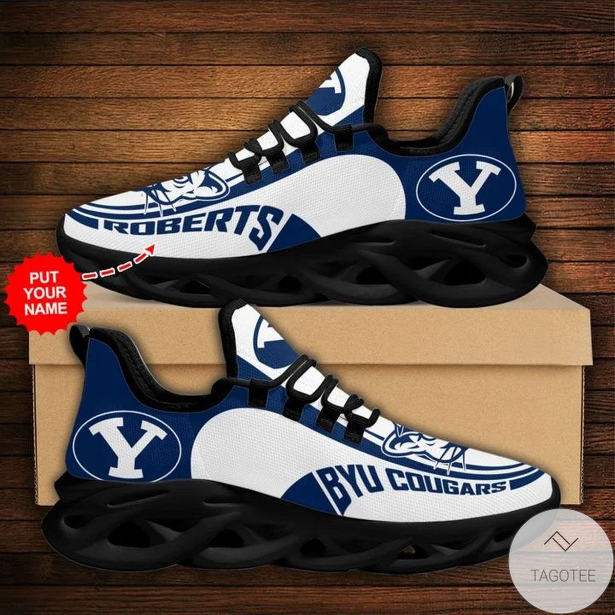 Personalized NCAA BYU Cougars Sneaker Max Soul Shoes