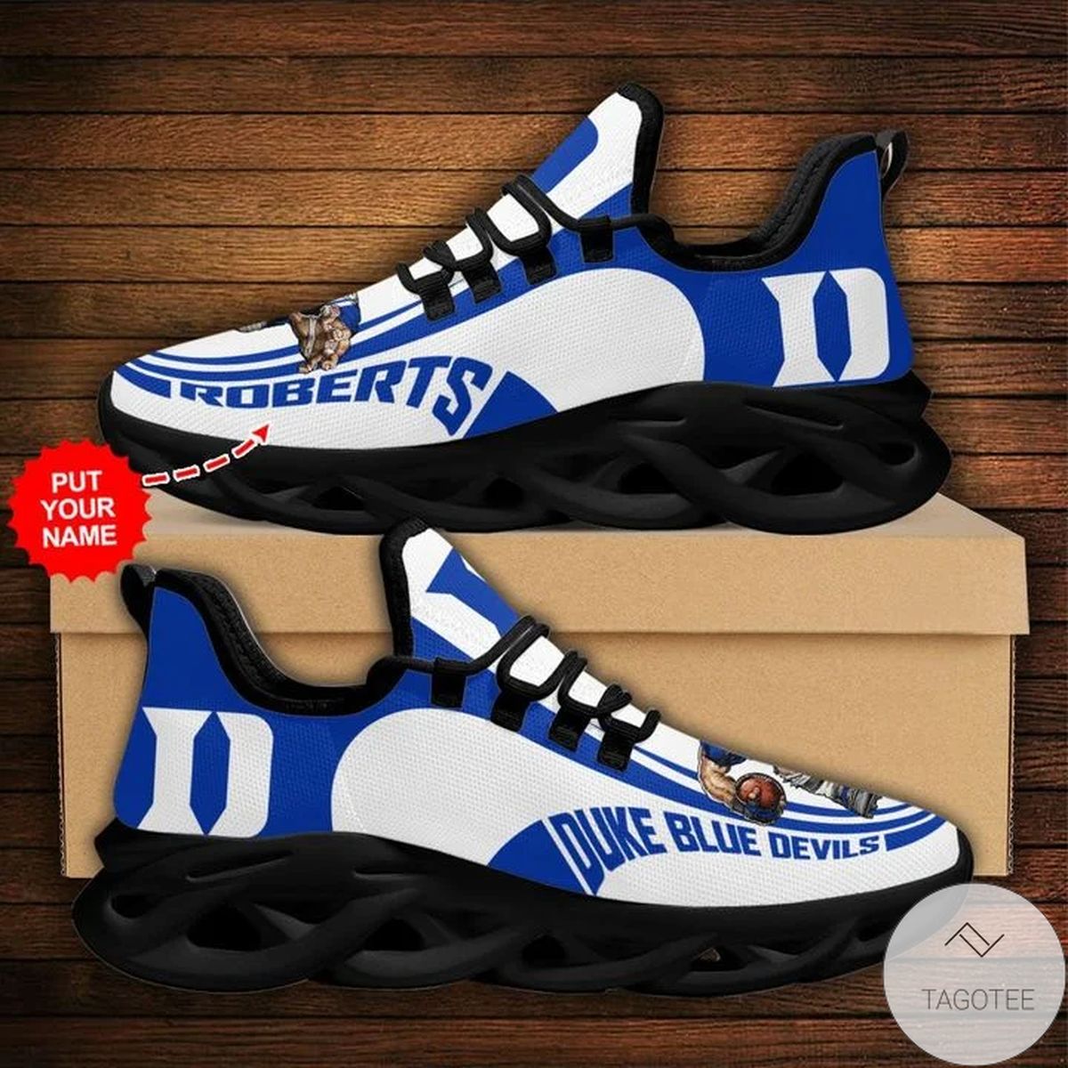 Personalized NCAA Duke Blue Devils Sneaker Max Soul Shoes