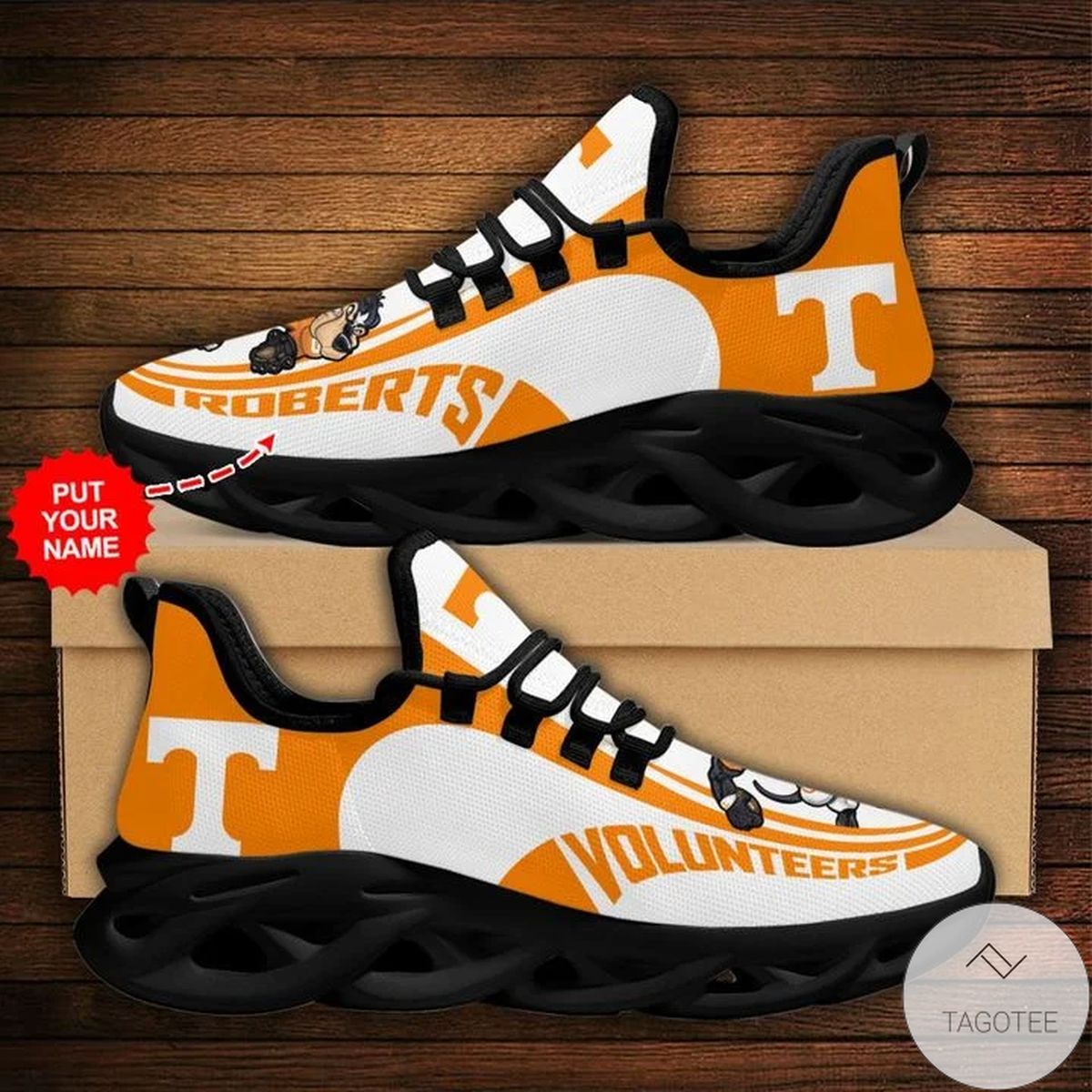 Personalized NCAA Tennessee Volunteers Sneaker Max Soul Shoes