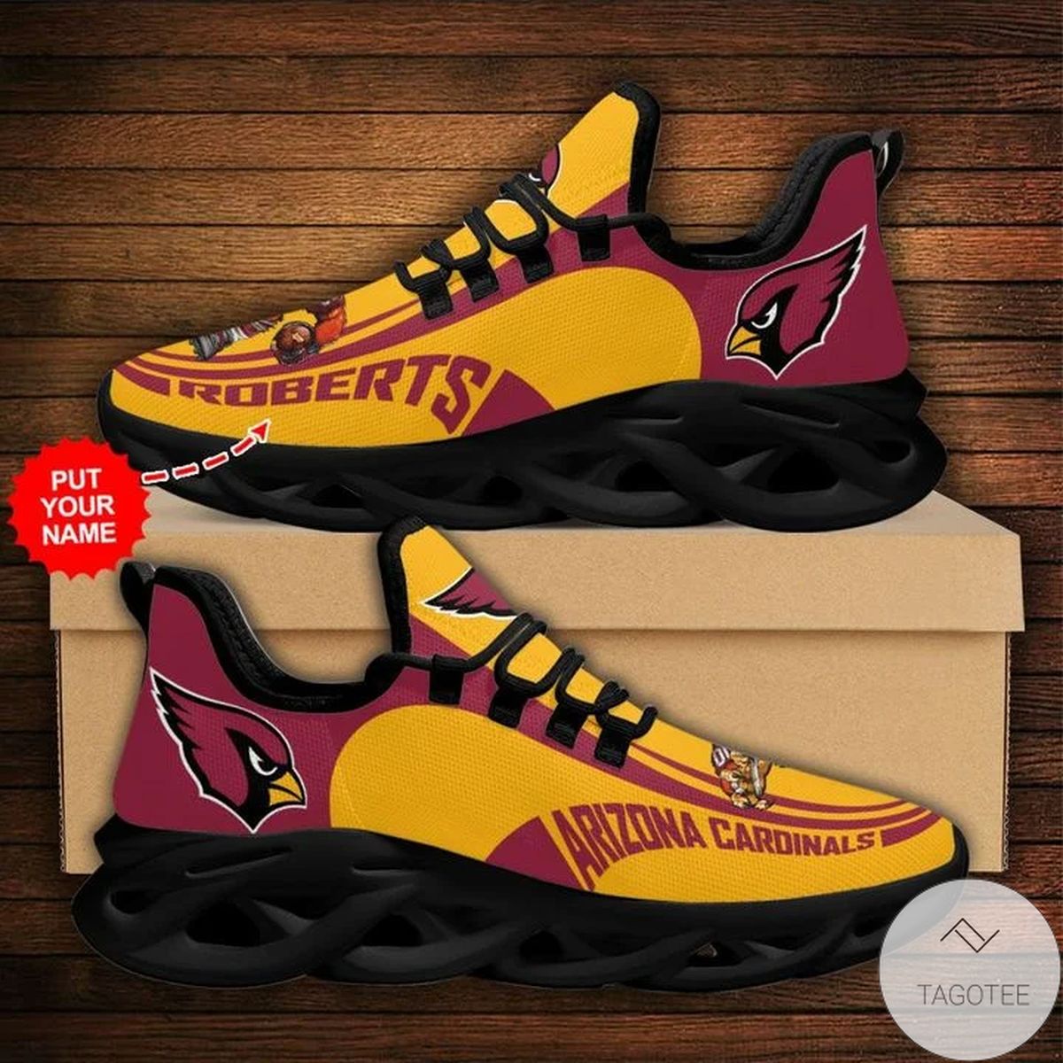 Personalized NFL Arizona Cardinals Sneaker Max Soul Shoes
