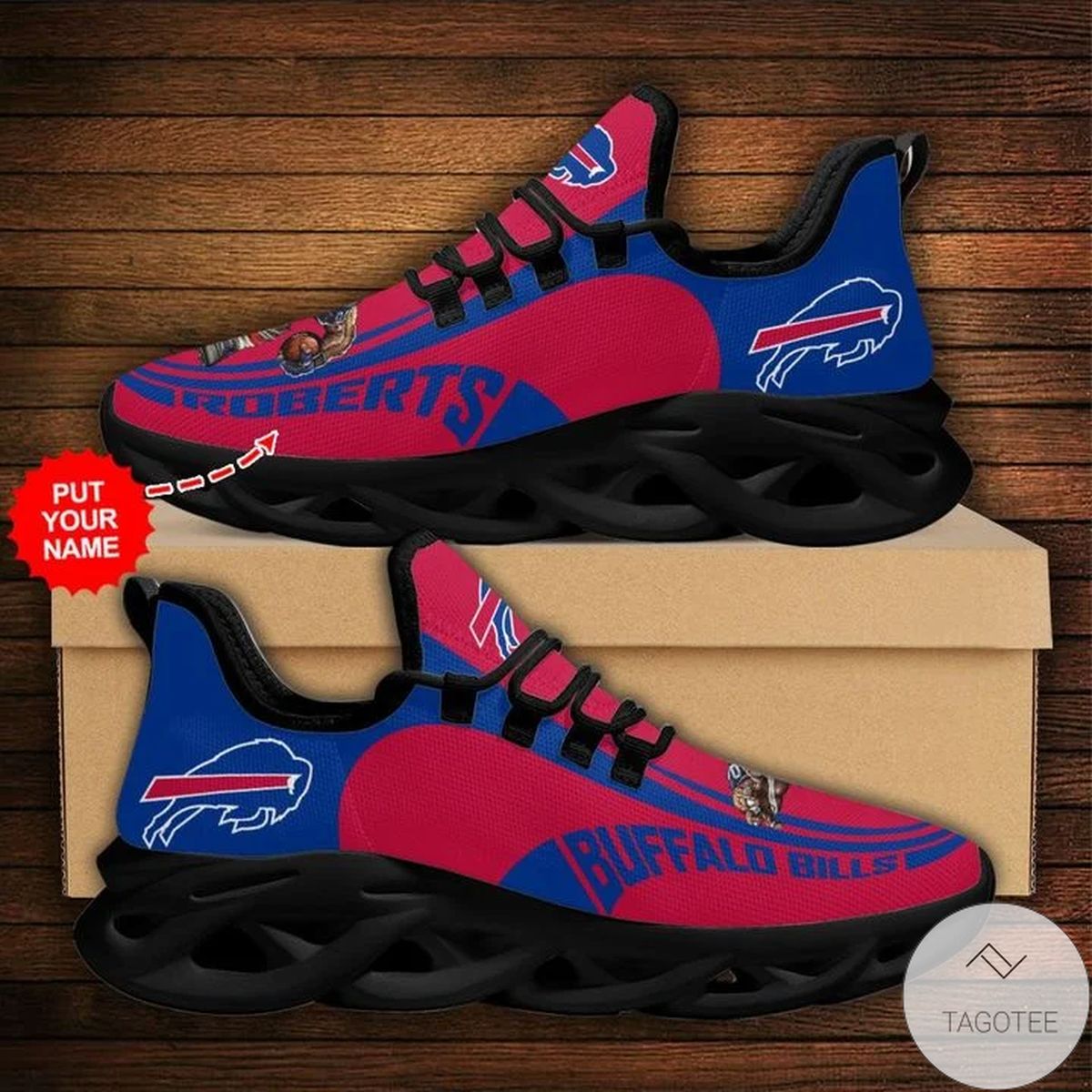 Personalized NFL Buffalo Bills Sneaker Max Soul Shoes