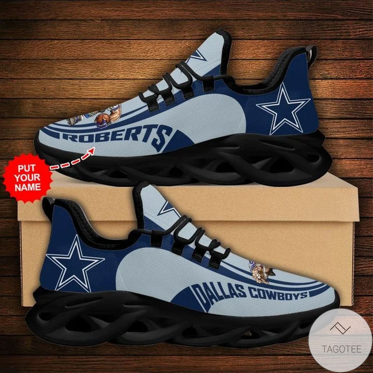 Personalized NFL Dallas Cowboys Sneaker Max Soul Shoes
