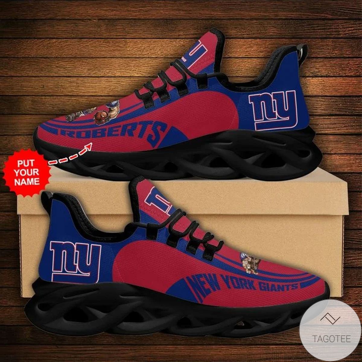 Personalized NFL New York Giants Sneaker Max Soul Shoes