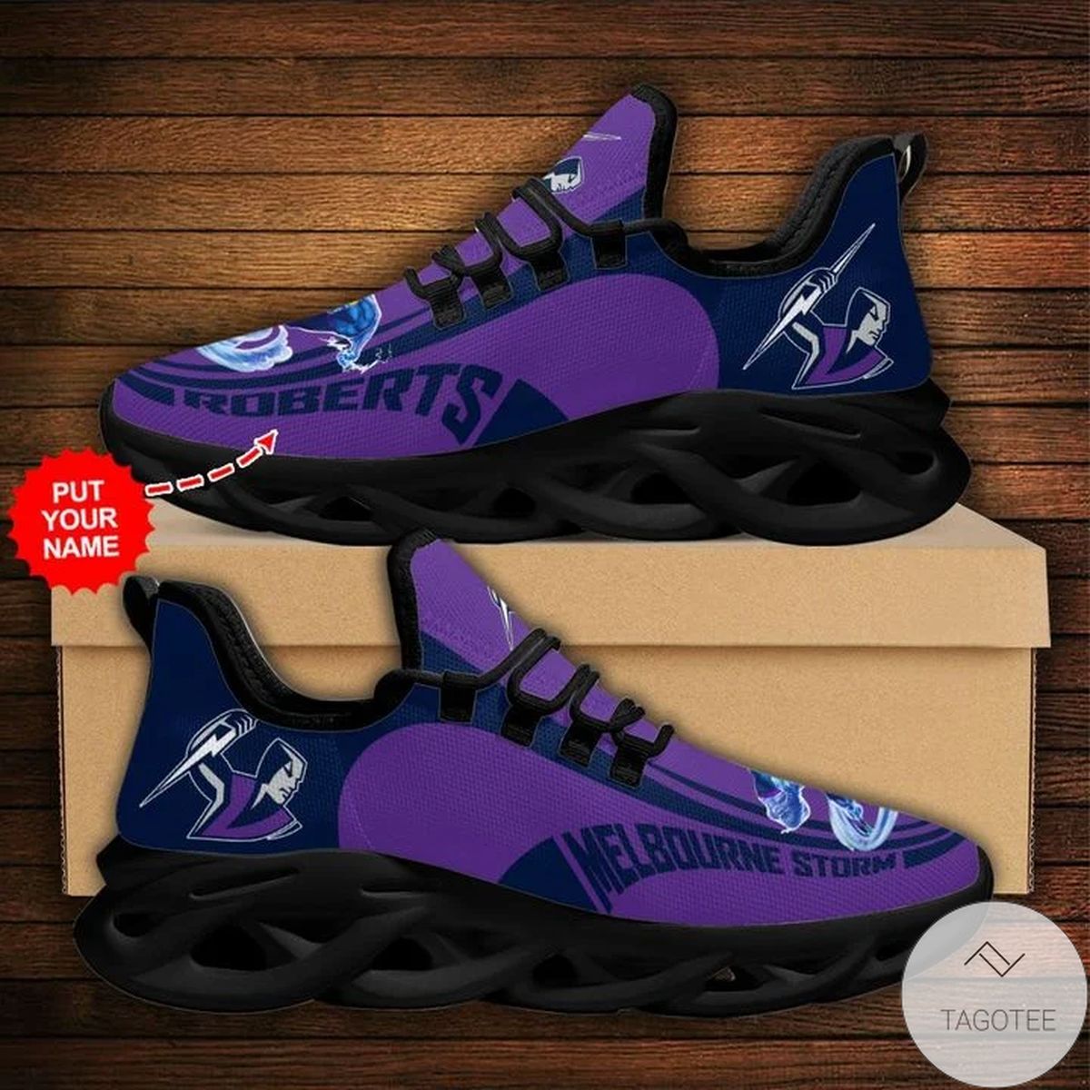 Personalized NRL Melbourne Storm Max Soul Sneaker