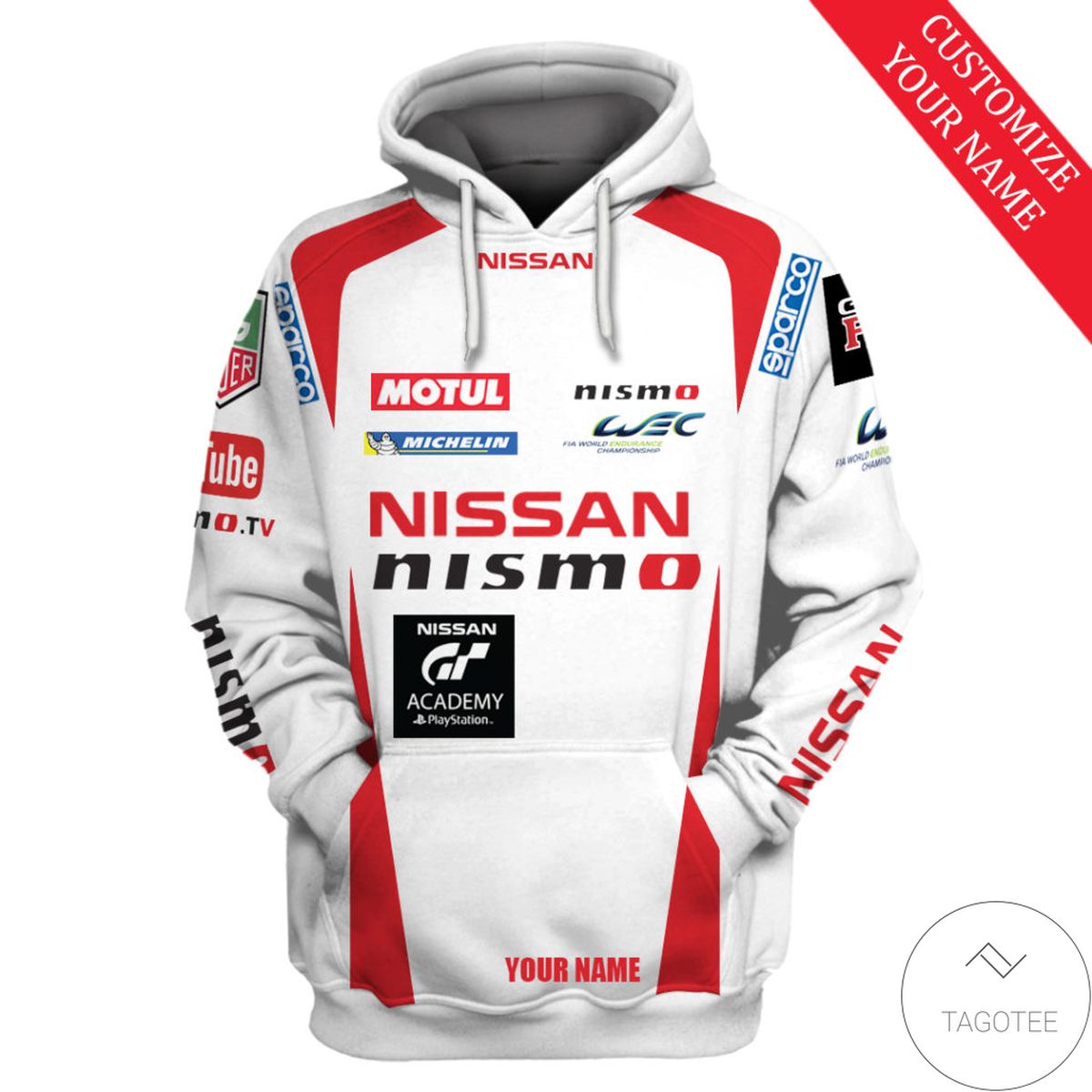 Personalized Nissan Nismo Branded Unisex 3d Hoodie