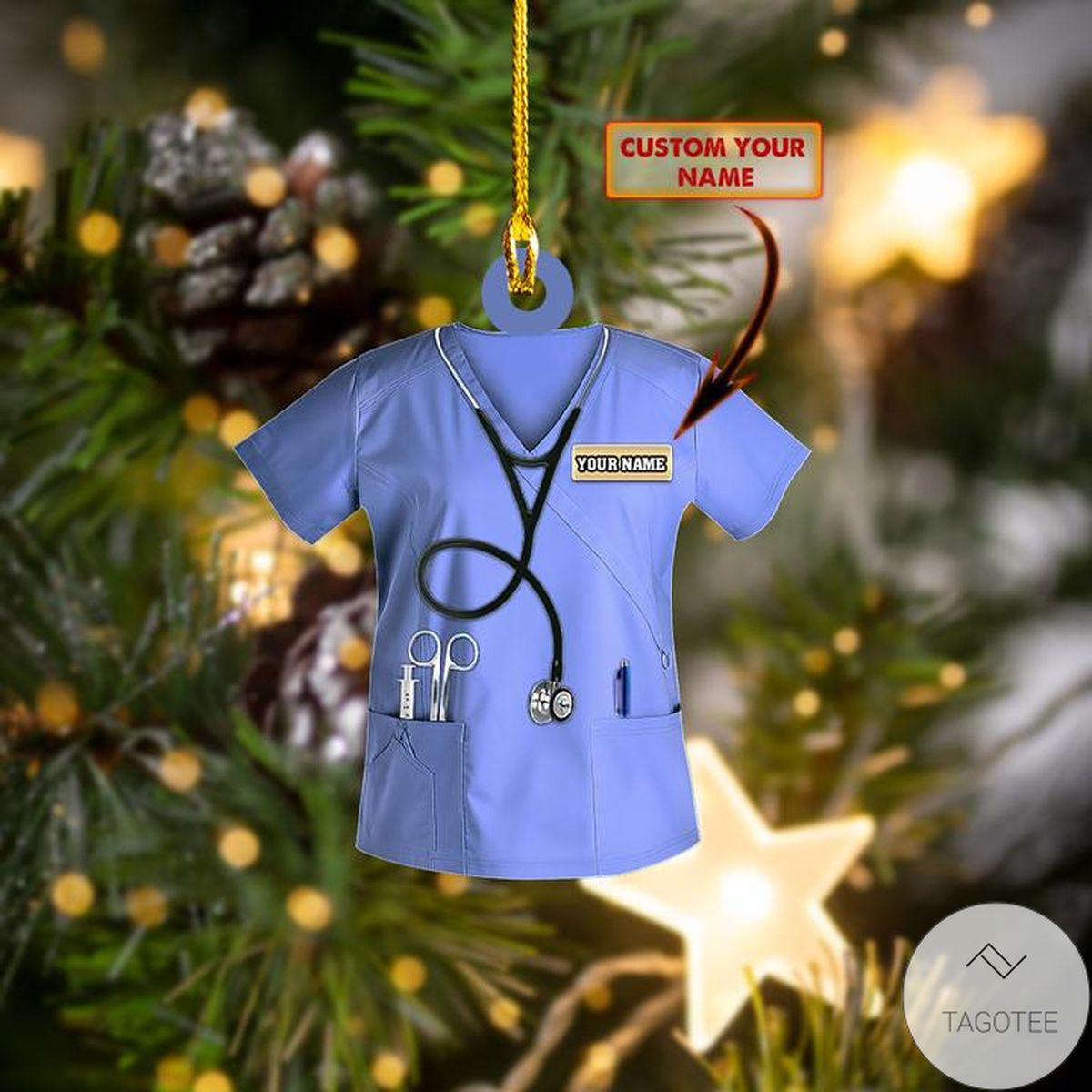 Personalized Nurse Uniform Ornament