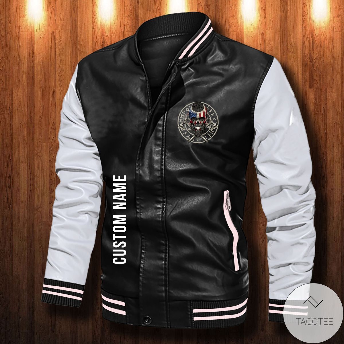 Personalized One Does Not Fear Death Leather Bomber Jacket