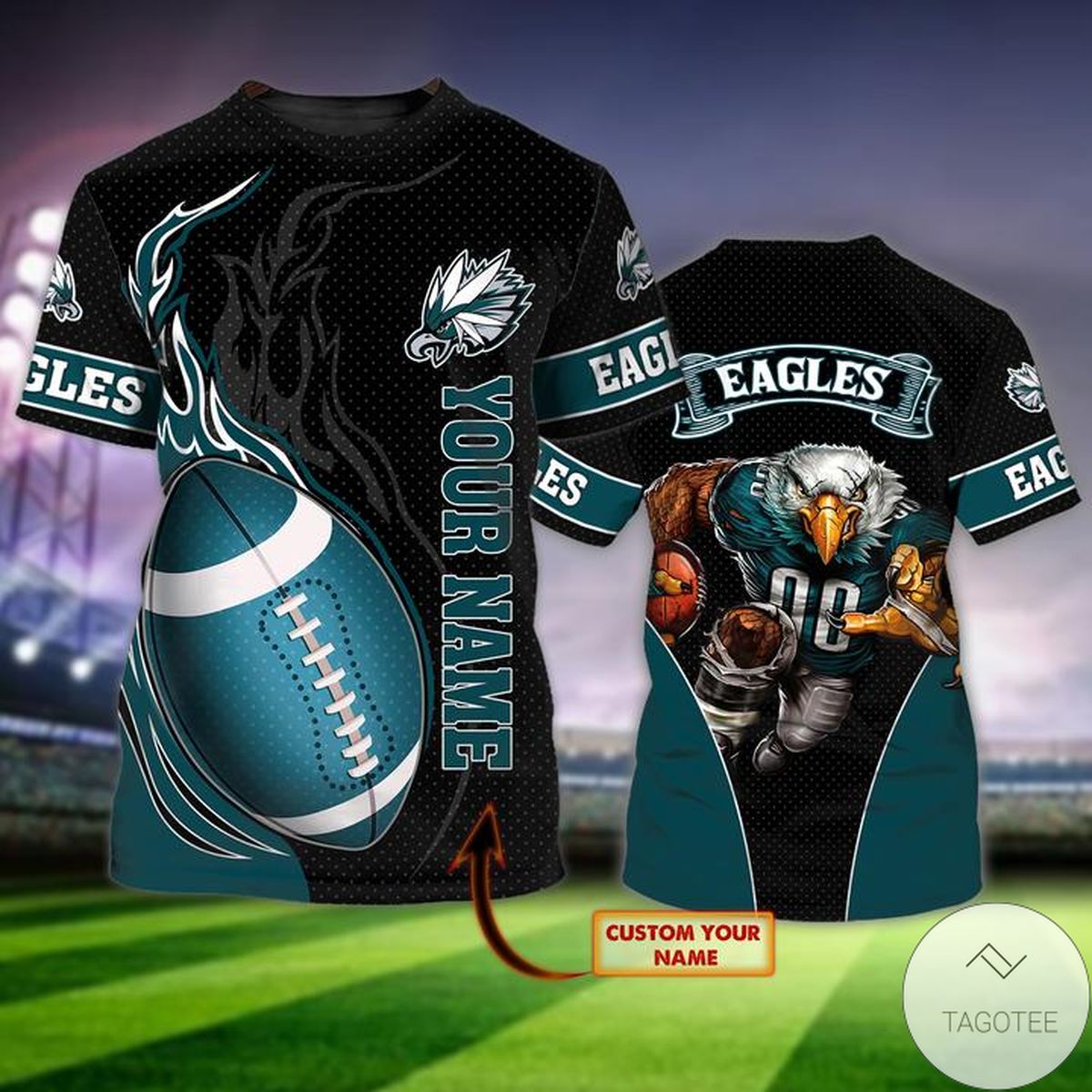 Personalized Philadelphia Eagles 3d Shirt