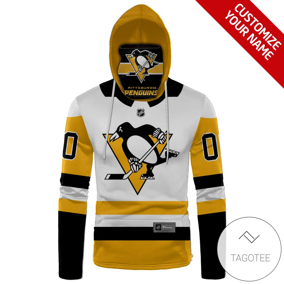 Personalized Pittsburgh Penguins Gaiter Mask Hoodie