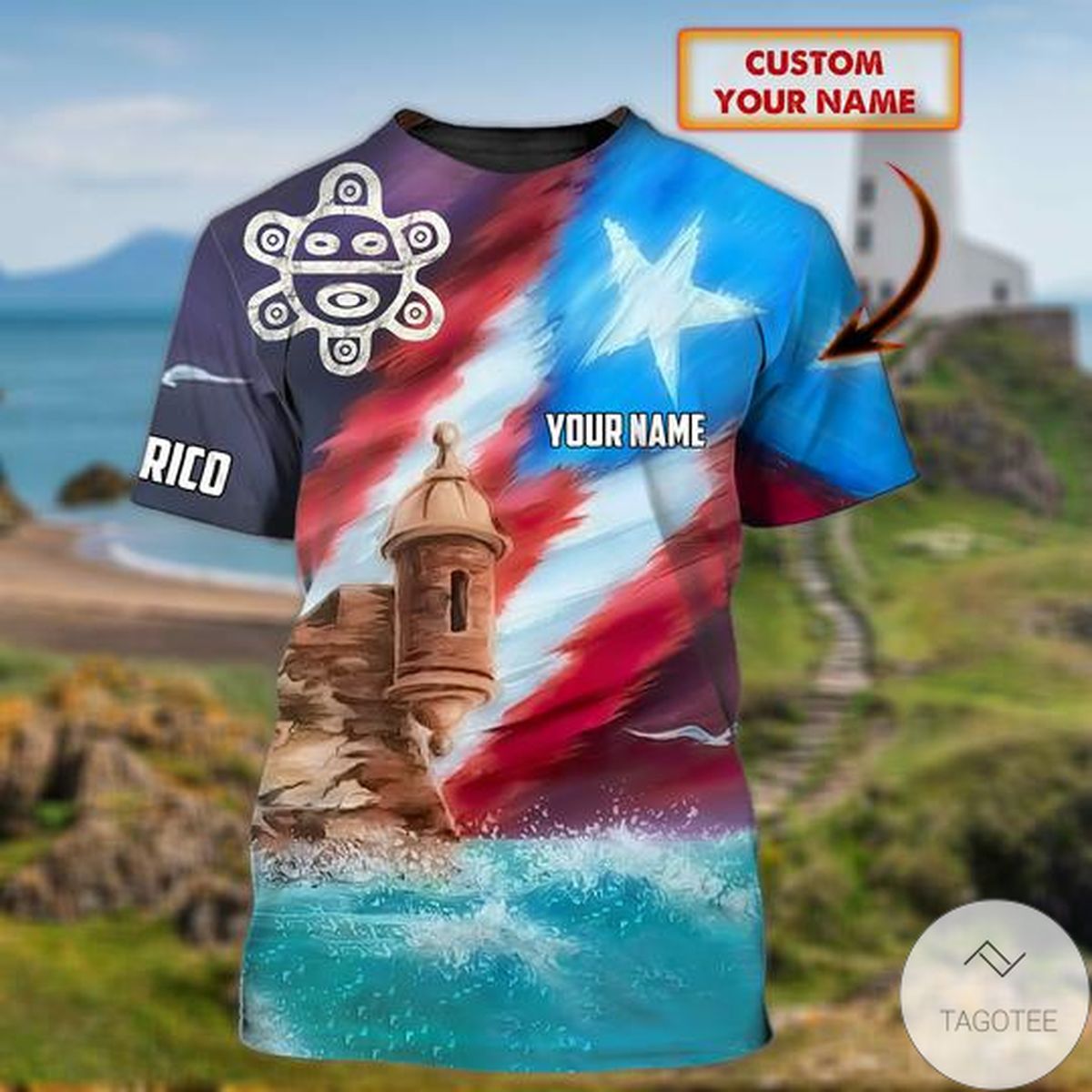 Personalized Puerto Rico 3d Shirt
