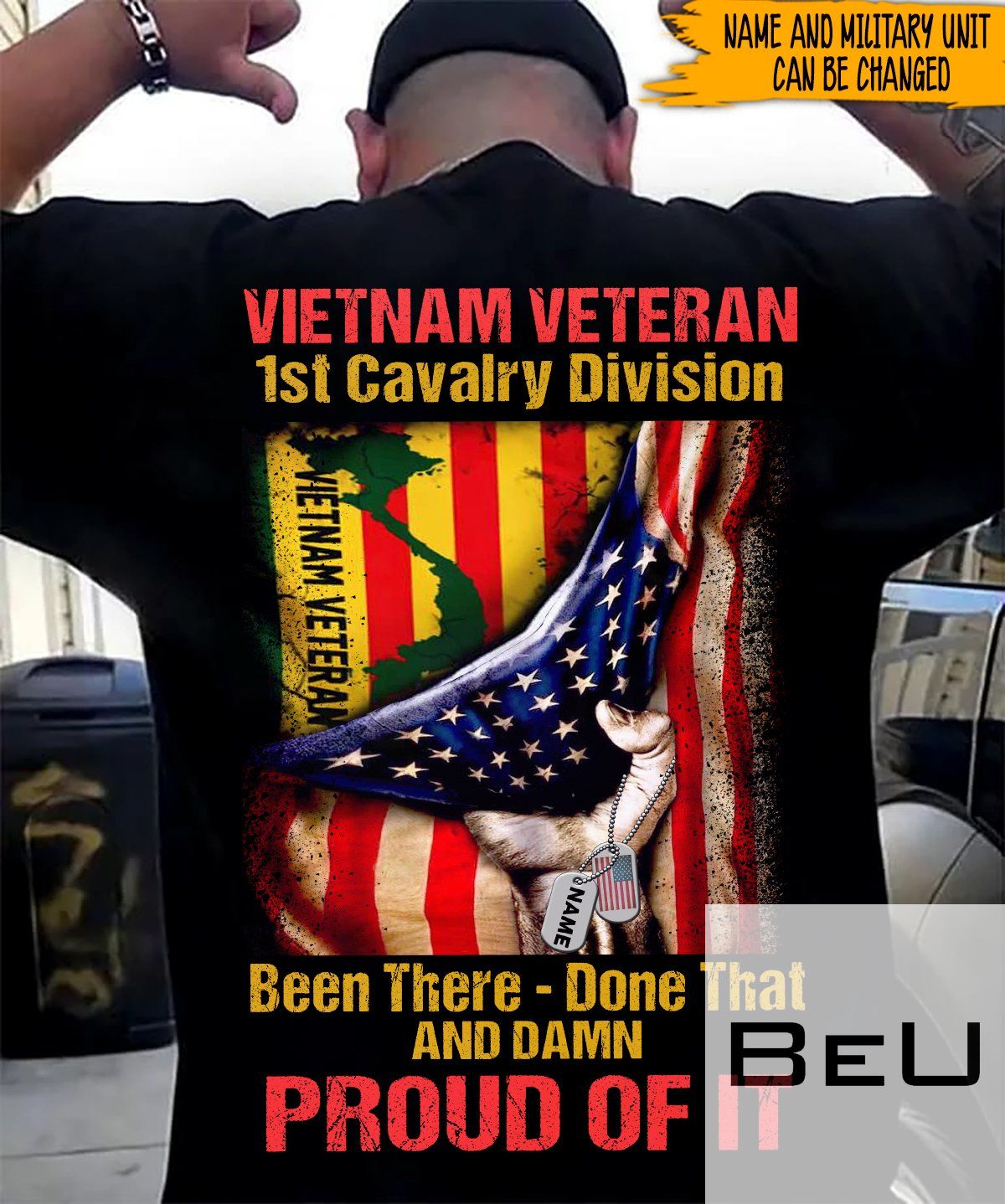 Personalized Vietnam Veteran Been There Done That And Damn Proud Of It Shirt