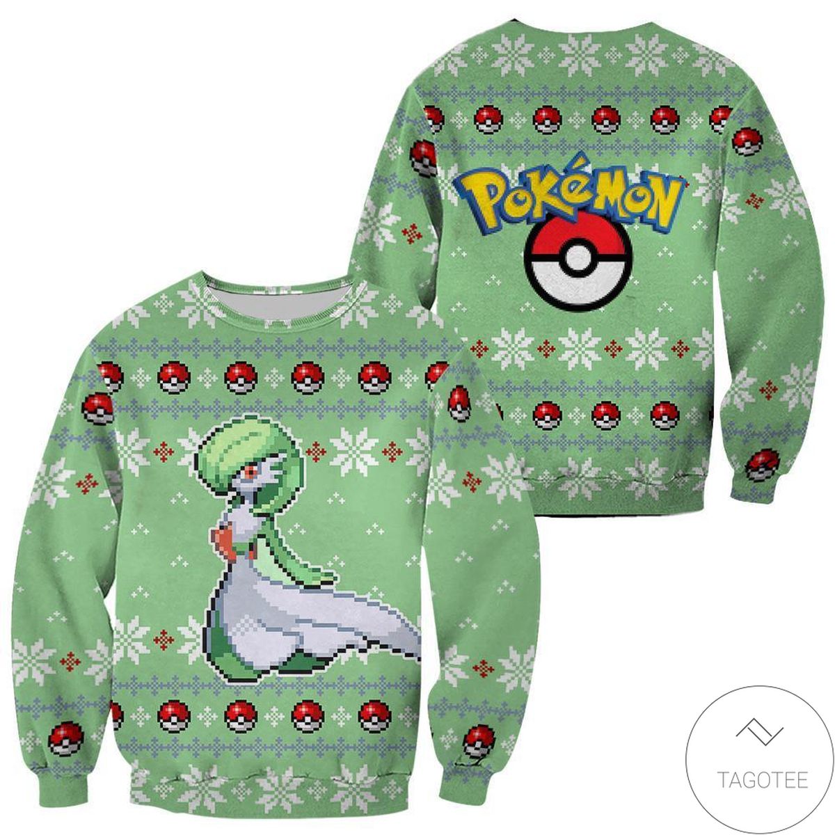 Pokemon Gardevoir Anime Ugly Christmas Sweater