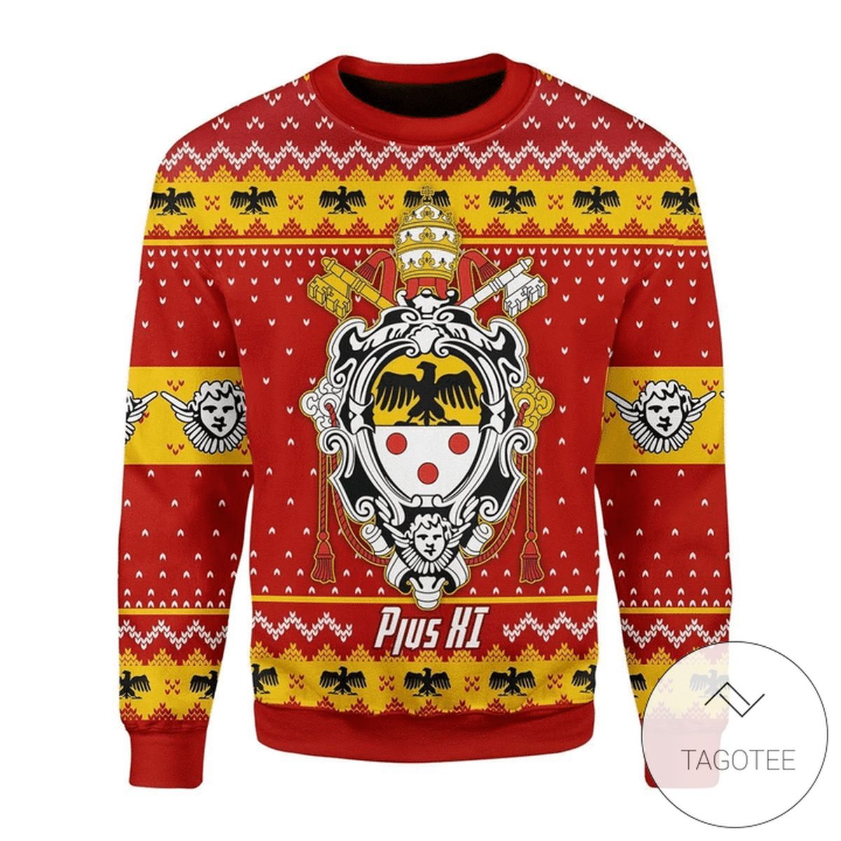 Pope Pius XI Coat Of Arms Ugly Sweater