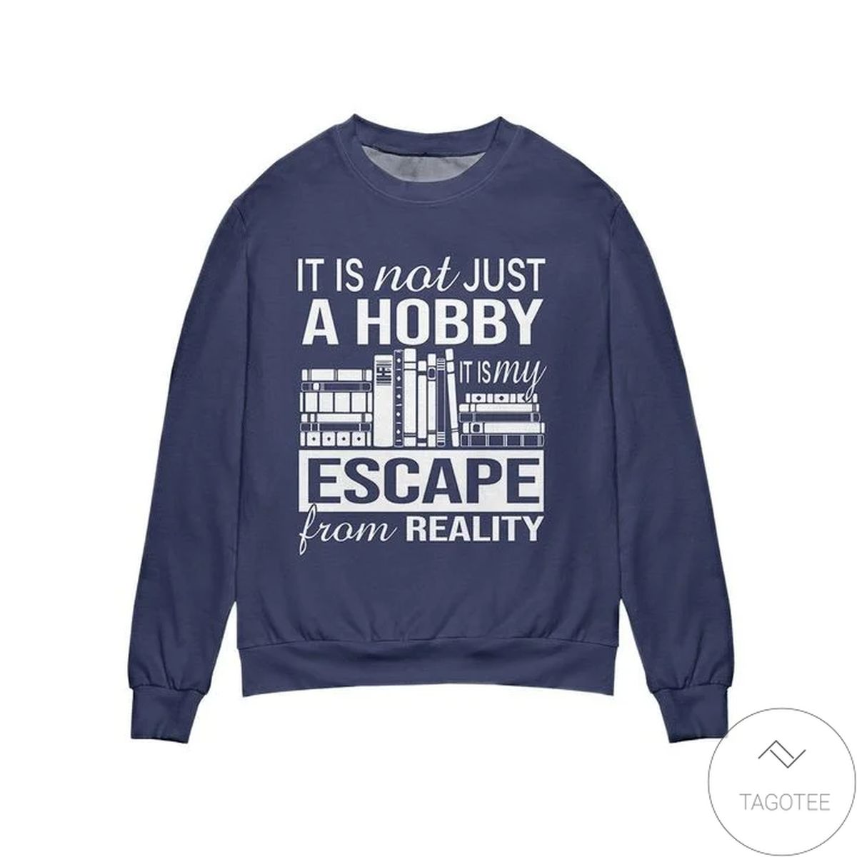 Reading Book Is My Escape From Reality Ugly Christmas Sweater
