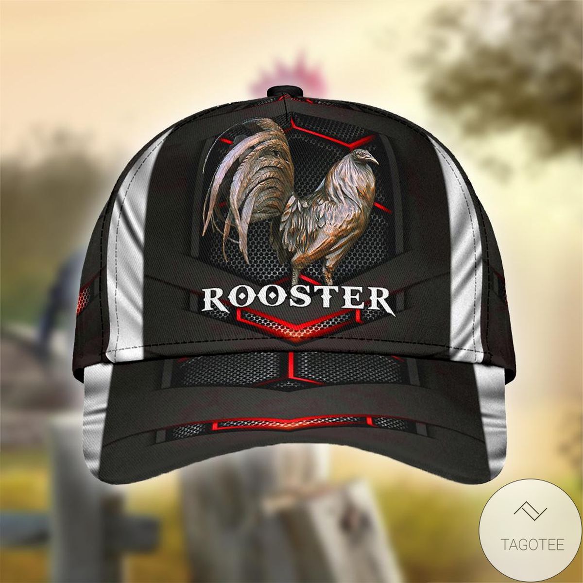 Rooster Metal Cap