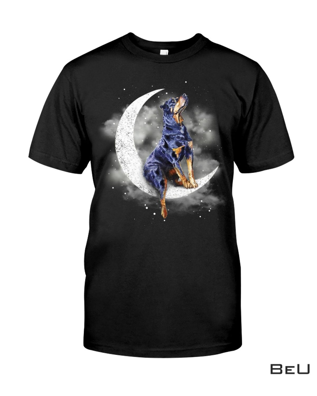 Rottweiler Sit On The Moon Shirt