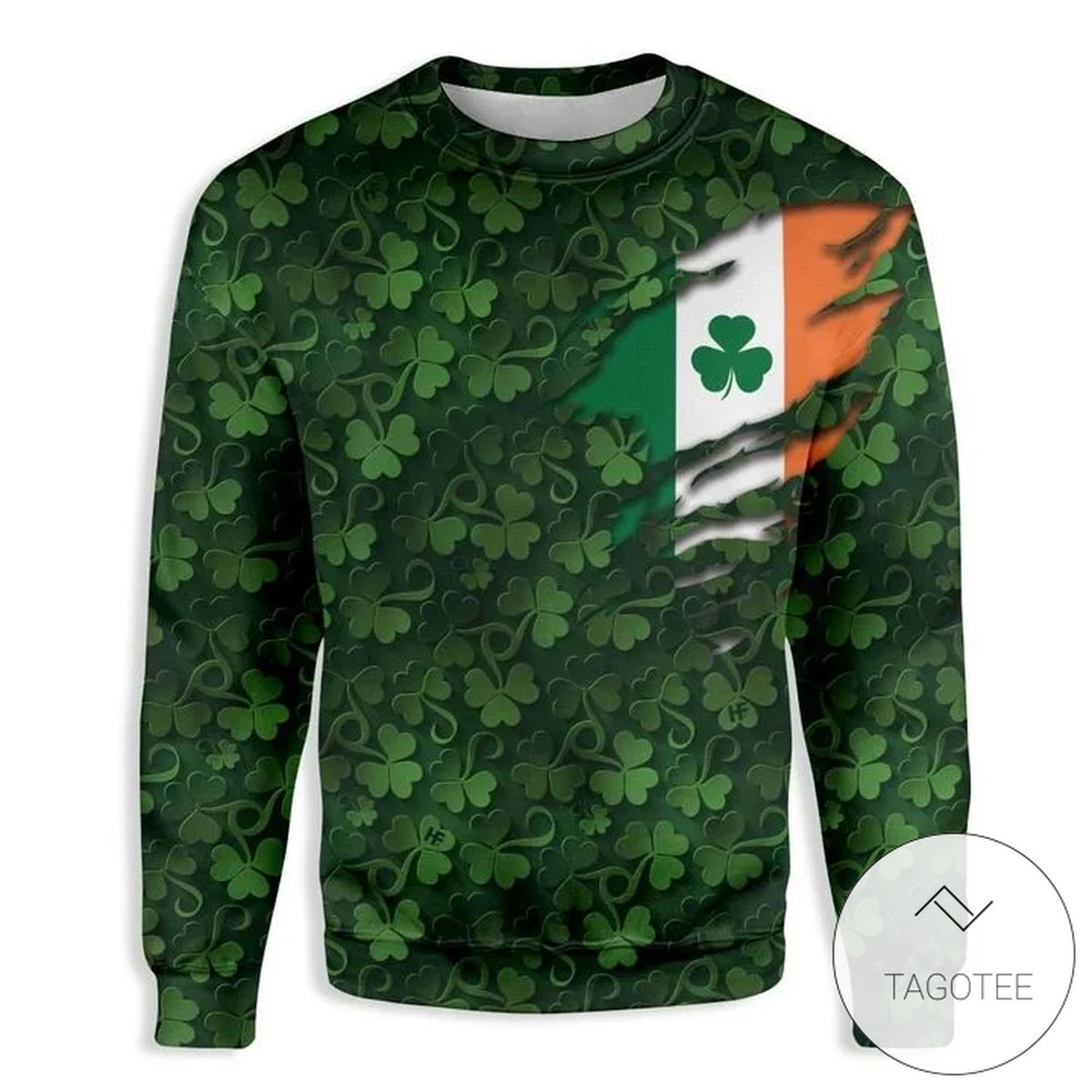Saint Patrick's Day Sweatshirt Knitted Ugly Christmas Sweater
