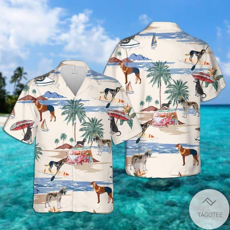 Saluki Summer Beach Hawaiian Shirt