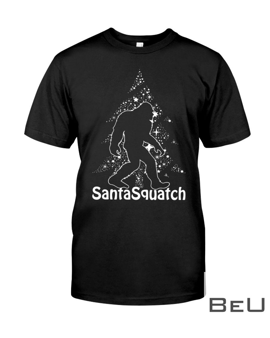 Santa Sasquatch Yeti Christmas Shirt