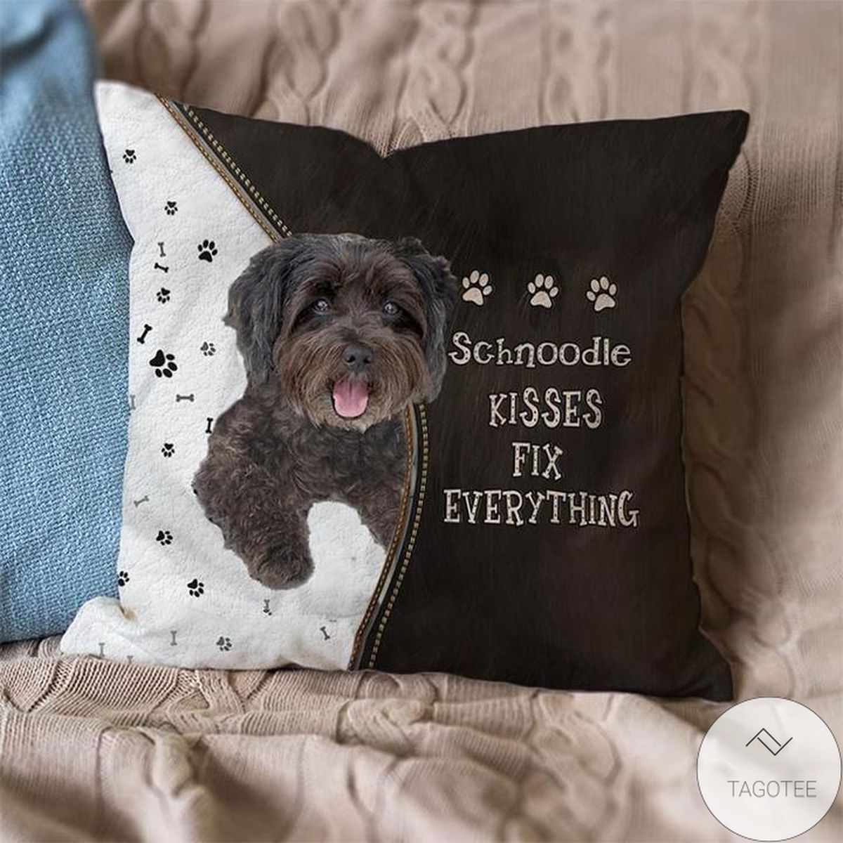 Schnoodle Kisses Fix Everything Pillowcase