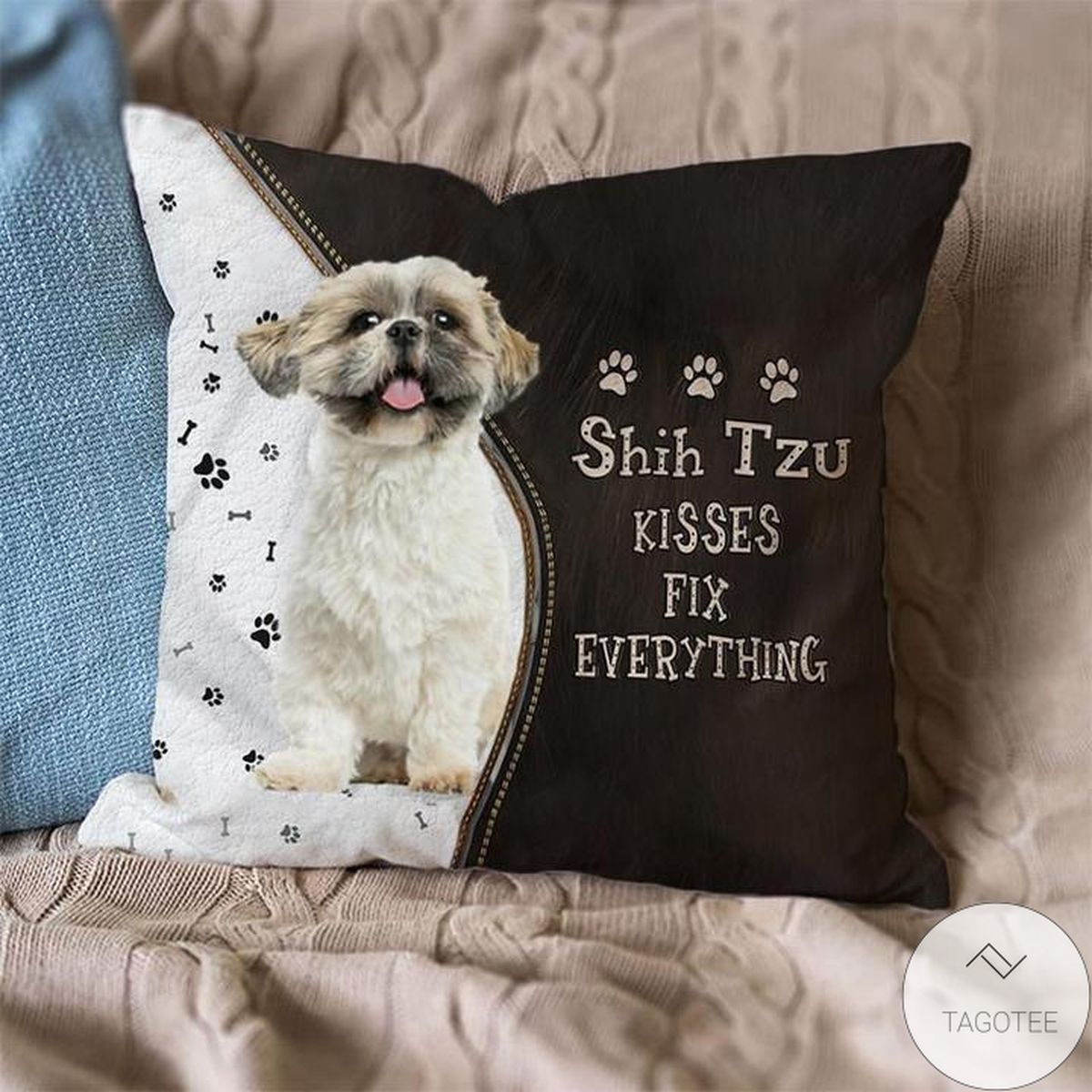 Shih Tzu Kisses Fix Everything Pillowcase